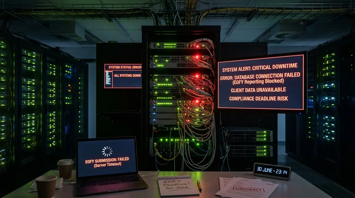 The Cost of IT Downtime During EOFY in Financial Services with ICTechnology