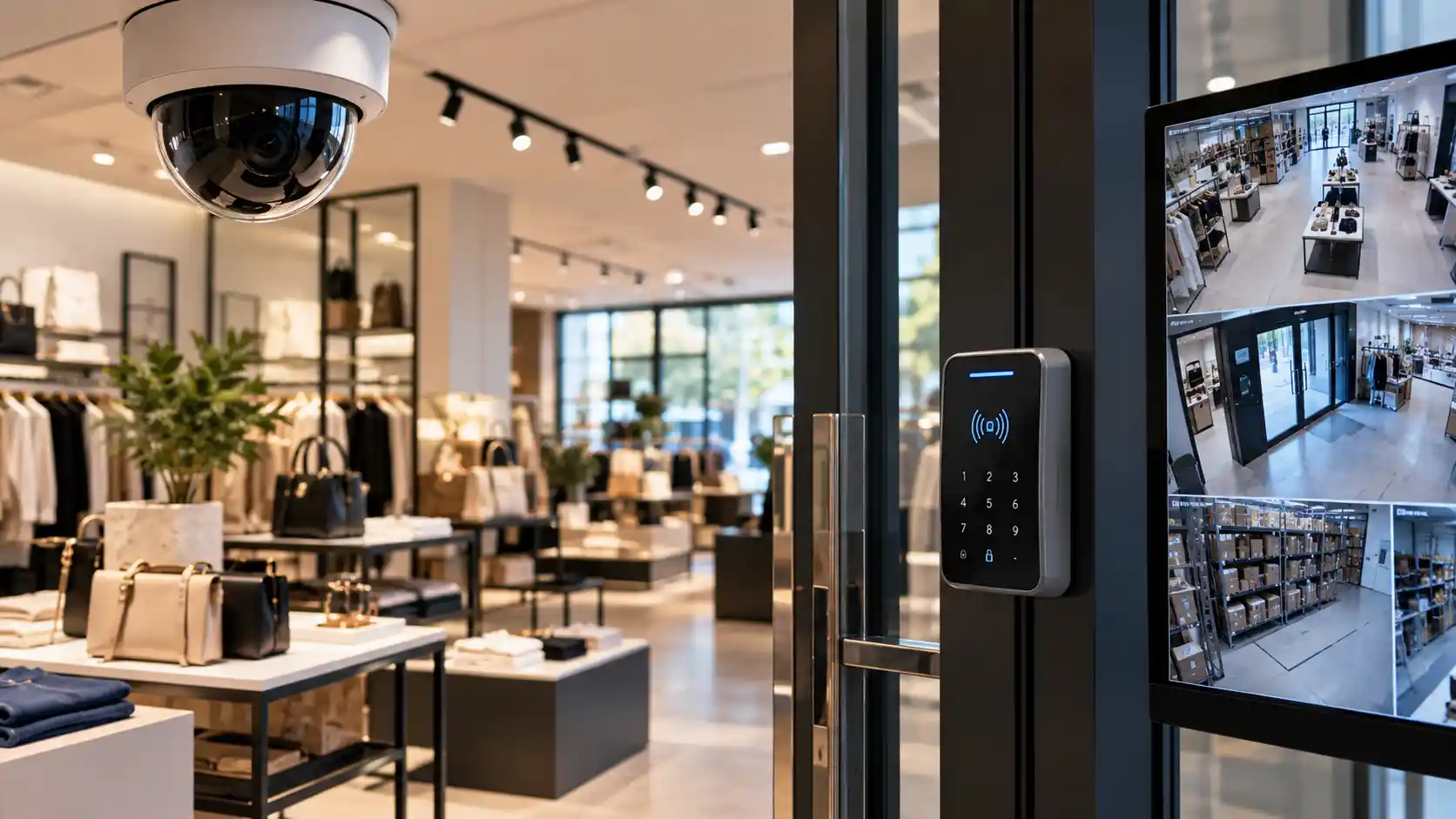 How CCTV and access control help retailers protect stock staff and premises with ICTechnology
